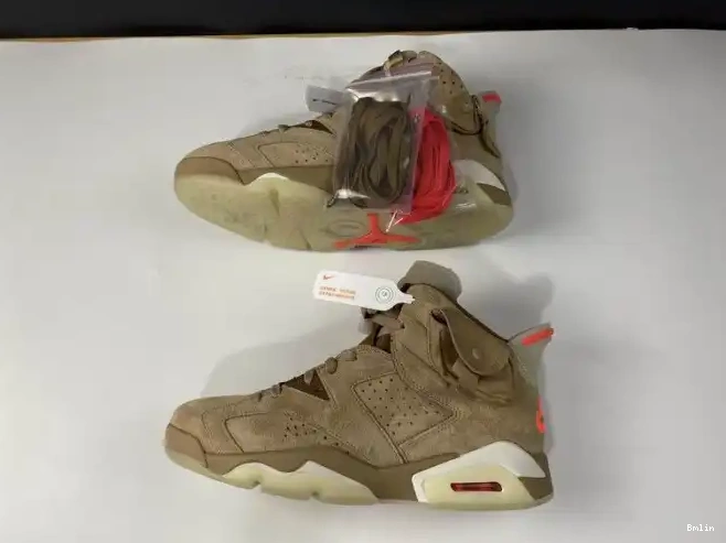 Bmlin Air DH0690-200 Scott 6 Travis British Khaki Jordan Retro 0617